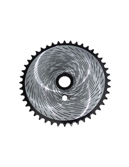 Steel Chainring Tornado-2 44t 1/2 X 1/8 Chrome/Black.